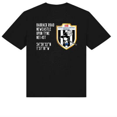 NUD Fan T-shirt m/ adresse og logo på ryggen Thumbnail