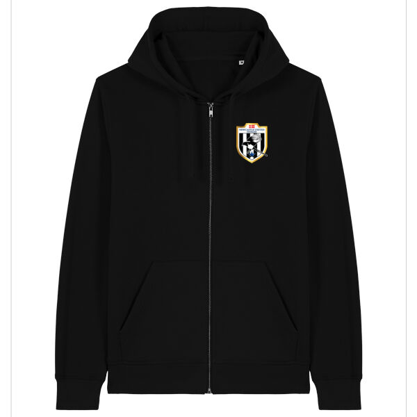 NUD Fan zip hoodie m/lille logo på bryst Thumbnail