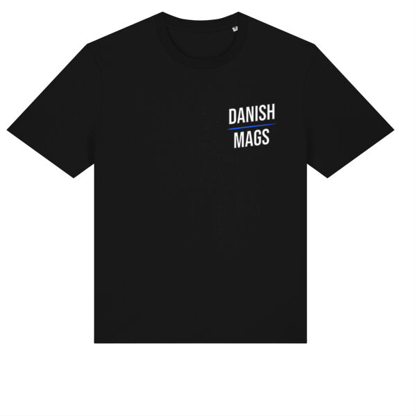 NUD Fan T-shirt m/lille "Danish Mags" tryk på bryst Thumbnail